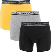 Slip Bamboo Basics Rico - Homme - gris clair - jaune foncé - noir