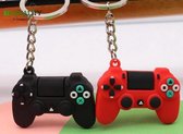 PlayStation PS4 Controller Sleutelhanger Zwart/Rood