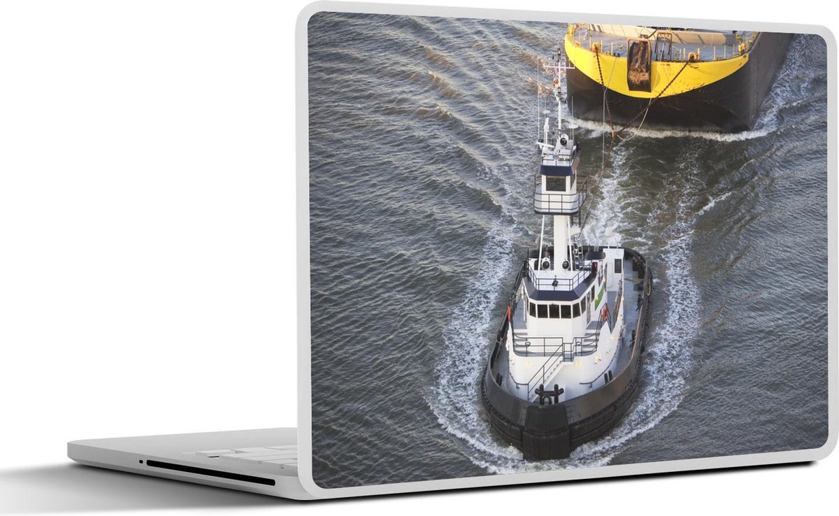 Afbeelding van product SleevesAndCases  Laptop sticker - 14 inch - Amerikaanse sleepboot doet zijn werk