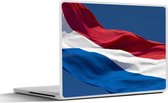 Sticker pour ordinateur portable - 10,1 pouces - Drapeau hollandais flottant au vent