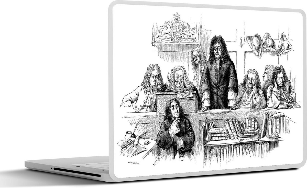 Afbeelding van product SleevesAndCases  Laptop sticker - 11.6 inch - enkele mannen voor de rechter
