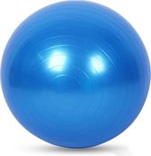Fitness bal - Yoga bal - Pilates bal - Gymbal - Zitbal - Zwangerschapsbal - 65 cm Gymnastic Ball - blauw - inclusief luchtpompje