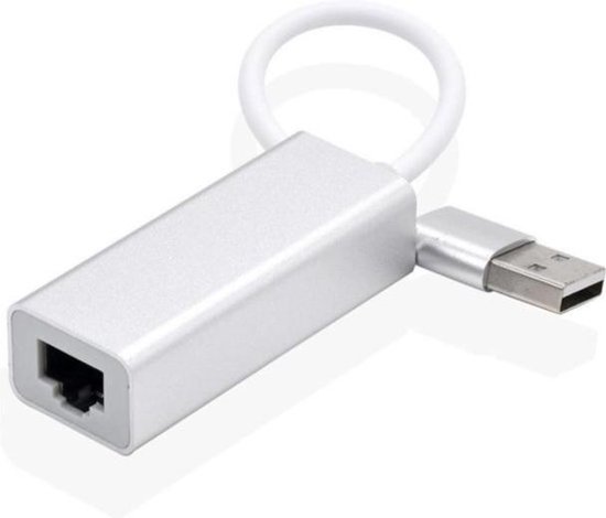 Afbeelding van Ethernet Adapter –  Ethernet kabel naar USB – Hoge snelheid – Windows, Macbook, Linux, Nintendo Switch