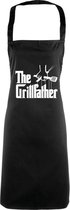 The Grillfather | One Size | Zwart | Keukenschort