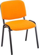 CLP Ken Set van 4 bezoekersstoelen - Stof oranje