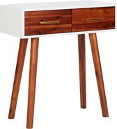 Sidetable 70x30x75 cm massief acaciahout en MDF