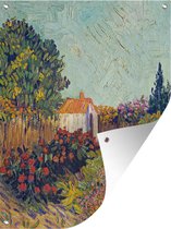 Tuinposter - Tuindoek - Tuinposters buiten - Landschap - Vincent van Gogh - 90x120 cm - Tuin