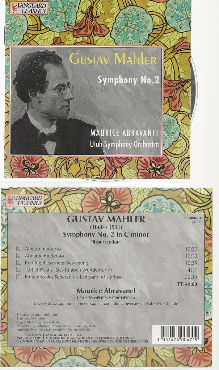 MAHLER - Symphony No 2 in C minor