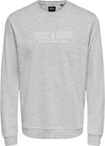 ONLY & SONS ONSALBERTO LIFE REG LOGO CREW NECK SWEAT Heren Trui  - Maat XXL