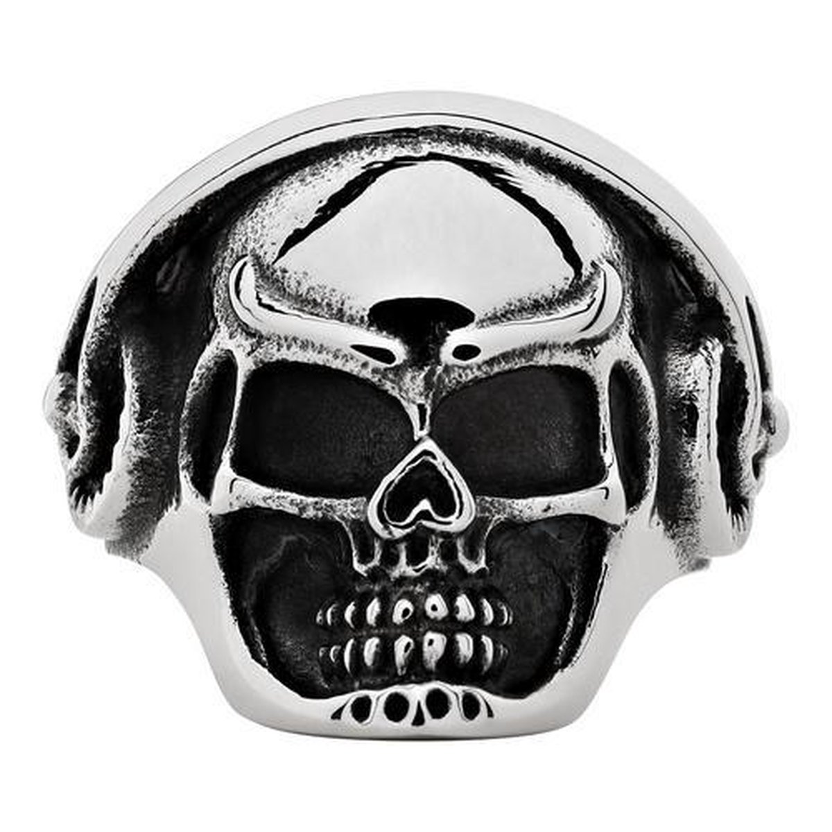 Zippo Ring Headphone Skull
