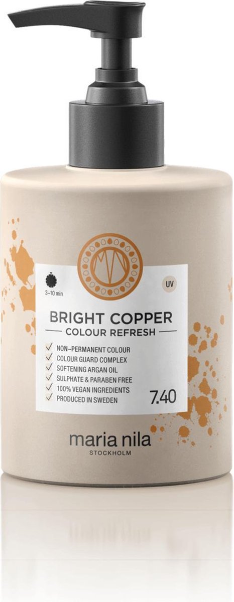 Maria Nila Colour Refresh 300ml-Bright Copper 7.40