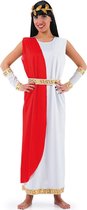 Carnival Toys Verkleedjurk Romein Dames Textiel Wit/rood Mt M/l