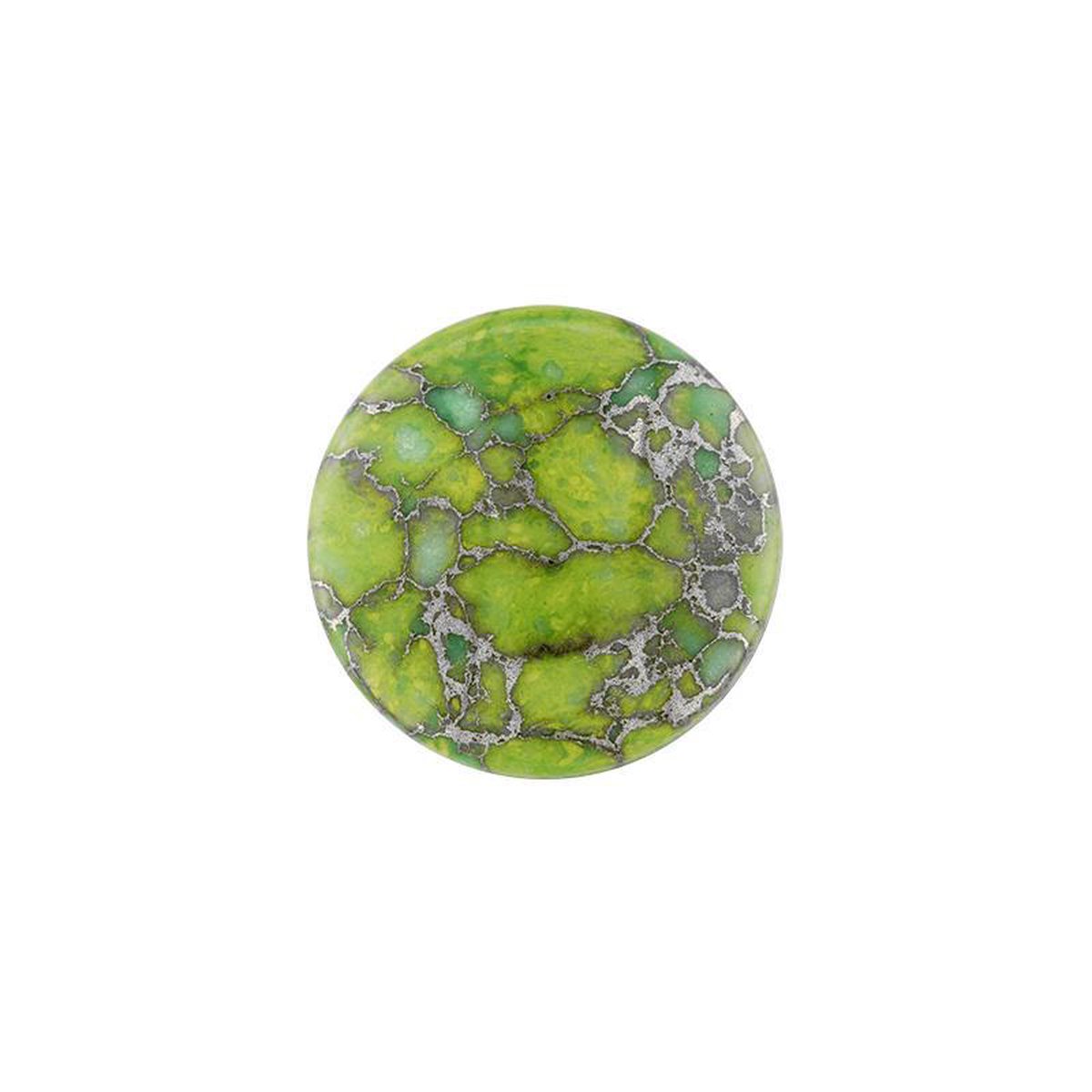 Groene Jasper Edelsteen 24mm Munt van MY iMenso