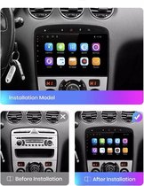 CarPlay geschikt voor Peugeot 308 2007-2014 8core Android 14 navigatie 4+64GB Bluetooth USB WiFi 4G