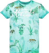 DEELUXE T-shirt met tropische print BALI Lagoon