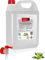 Adana- Bio- ethanol met Groene Thee geur-PREMIUM -bioethanol 96,6% biobrandstof -5 liter -incl. dopkraan