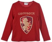 Harry Potter - longsleeve - meisjes - Gryffindor - 100% Jersey katoen - rood - maat 122/128