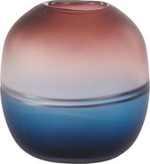 Goodwill Vaas Glas Blauw-Paars D 15 cm H 21cm