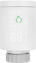 Dakta® Slimme radiatorknop | Werkt met Alexa | Draadloos | Aansturen via app | Thermostaat | Smart knop