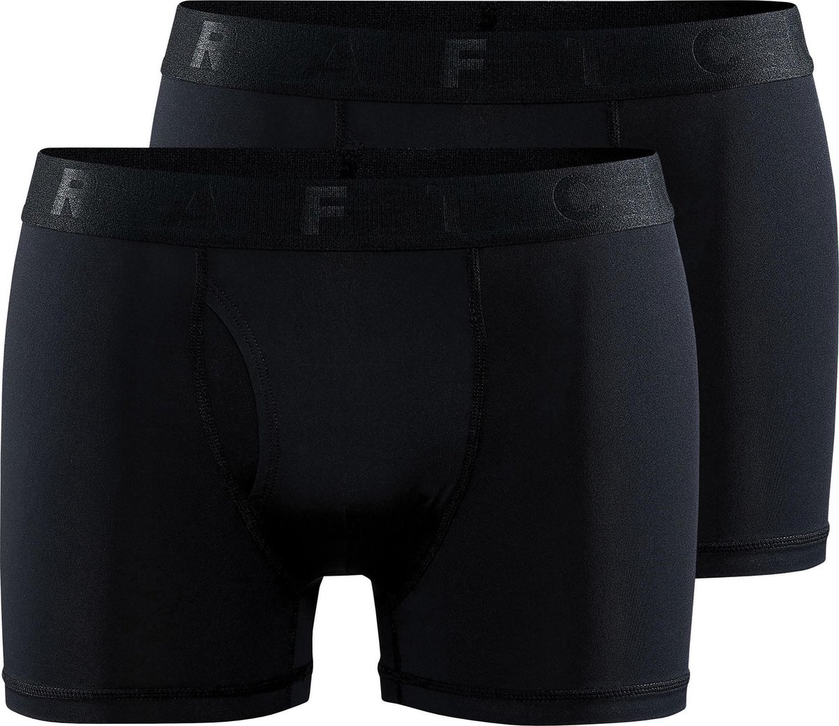 Craft active boxer 3-inch 2-pack m heren sportonderbroek - zwart afbeelding