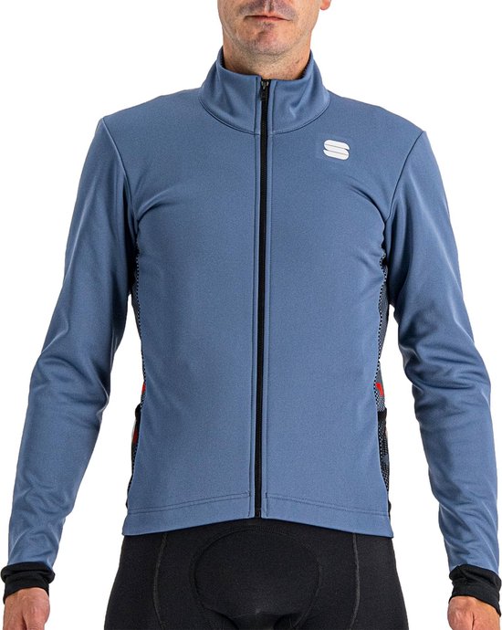 Sportful Neo Fietsjack - Maat L  - Mannen - blauw - zwart - rood