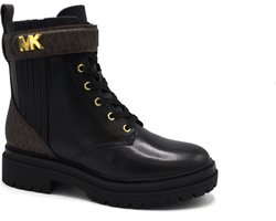 Michael Kors Stark Bootie Dames Laarzen - Zwart/Bruin - Maat 39