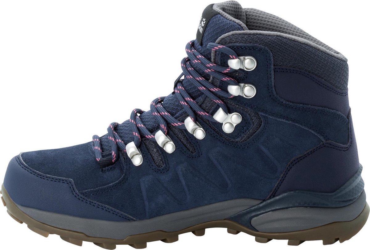Jack Wolfskin Refugio Texapore Mid Wandelschoenen Dames Grijs