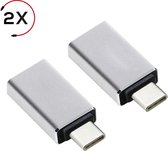USB-C naar USB 3.0 Splitter - USB C Converter - Adapter geschikt voor Macbook - 2 pack