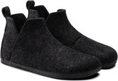 Birkenstock Andermatt Shearling WZ Nar Dames Sloffen - Antrachite - Maat 37