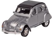 Metalen Citroen 2CV: 7,6 cm Grijs