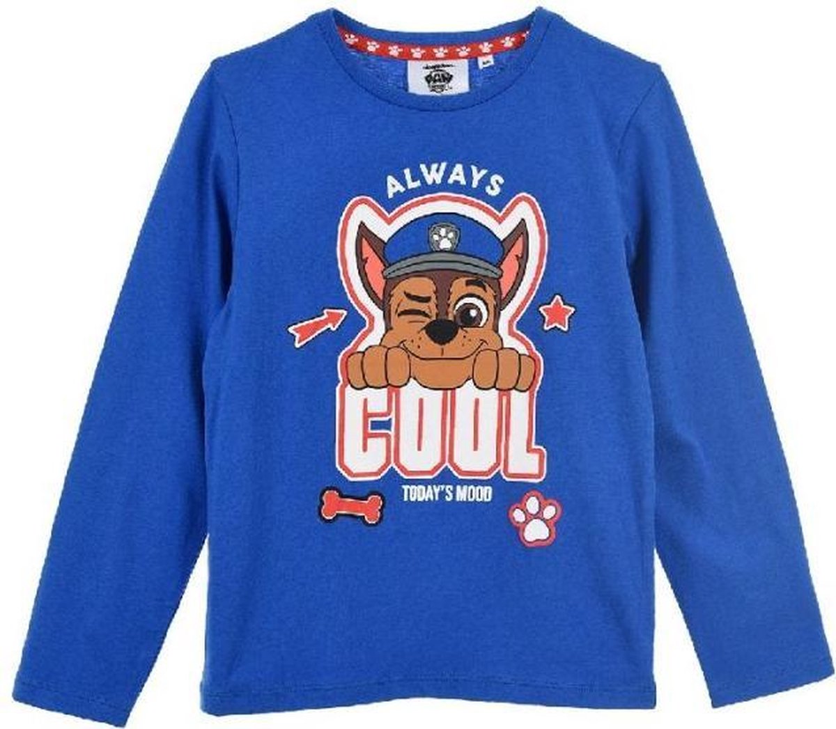 Nickelodeon - Longsleeve shirt PAW Patrol - Chase - jongens - maat 116