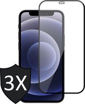 Screenprotector geschikt voor iPhone 13 Pro Max - 3x FullGuard Screen Protector