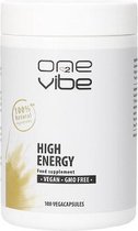 One2Vibe - Pre Workout - 100% natuurlijk - Energie Pillen - Plantaardige Cafeïne - Vegan - 100 capsules