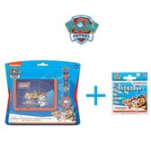 PAW Patrol Horloge, Stoepkrijt, Waskrijtjes en 2 Potloden