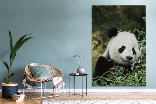Tableau Tableau Panda - Bamboe - Végétal - 120x180 cm - Décoration murale XXL