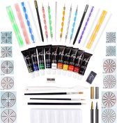 Levay® Mandala Dotting Toolset (75 delig) - Mandala Kunst - Hobby Tools