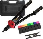 TBG™ Klinknagel Tool Kit - Rivnut Instelling Tool - Moer Setter - Nut Sert - Hand - Klinkhamer Pistolen Opspandoorns M3 M4 M5 M6 M8 M10 M12
