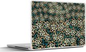 Laptop sticker - 15.6 inch - Luipaardprint - Design - Dieren - 36x27,5cm - Laptopstickers - Laptop skin - Cover