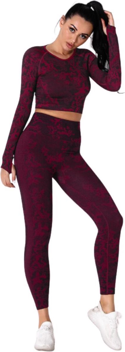 Space Dye Wide Waistband Sports Leggings  Dameskleding mode, Sportkleding,  Dames sportkleding