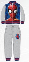 Marvel Spiderman joggingpak - grijs - maat 98
