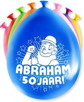 ballonnen Abraham 18,5 x 11 cm latex 8-delig