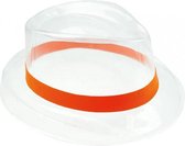 hoedenkoord 59 cm nylon oranje one-size