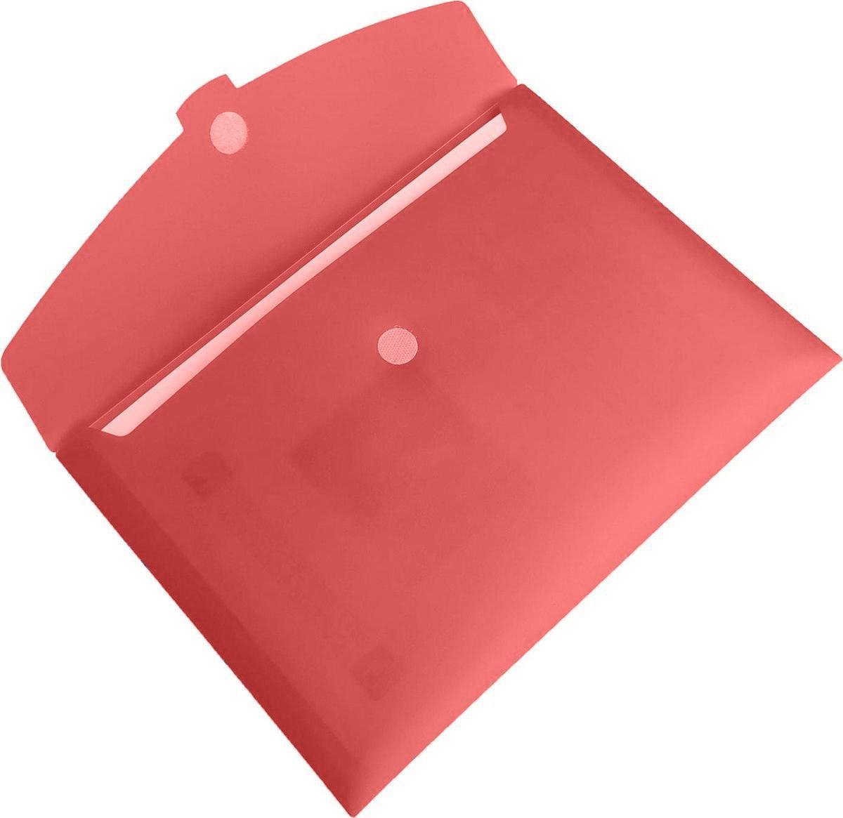 EXXO # 93346 – A3 Action Wallet – Strapless Elastomap – Ruby - 5 stuks