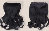 Clip In Extensions DUBBELSET 350gr  50cm dark brown