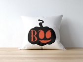 Halloween Kussen: Boo Pompoen | Halloween Decoratie | Grappige Cadeaus | Geschenk | Sierkussen