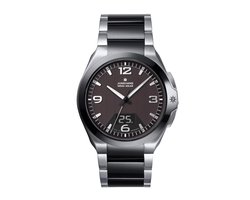 Junghans Spektrum Mega Solar 18/1120.44 radiogestuurd horloge, heren horloge, keramisch - luxe horloge