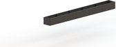 MySteel Gepoedercoat staal plantenbak Texas xxl 5000x500  - Kleur: RAL9005 (zwart) - Hoogte: 300mm