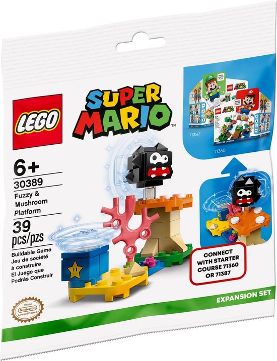 LEGO Super Mario 30389 Fuzzy en het Paddenstoelplatform - (polybag) | bol