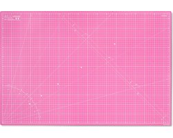 Elan Snijmat A2 - Zelfherstellende cutting mat roze en paars - 45x60 CM