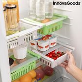 LuxuryLiving - keuken accessoires organizer - Schuiflades voor koelkast - Universeel - 2 stuks -  Keuken organizer - koelkast bakjes